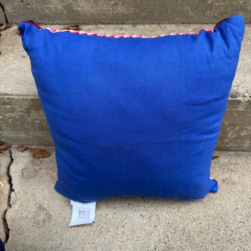 Town & Country Living Holiday Snowman Pillow Farmhouse Christmas‎ Countrycore